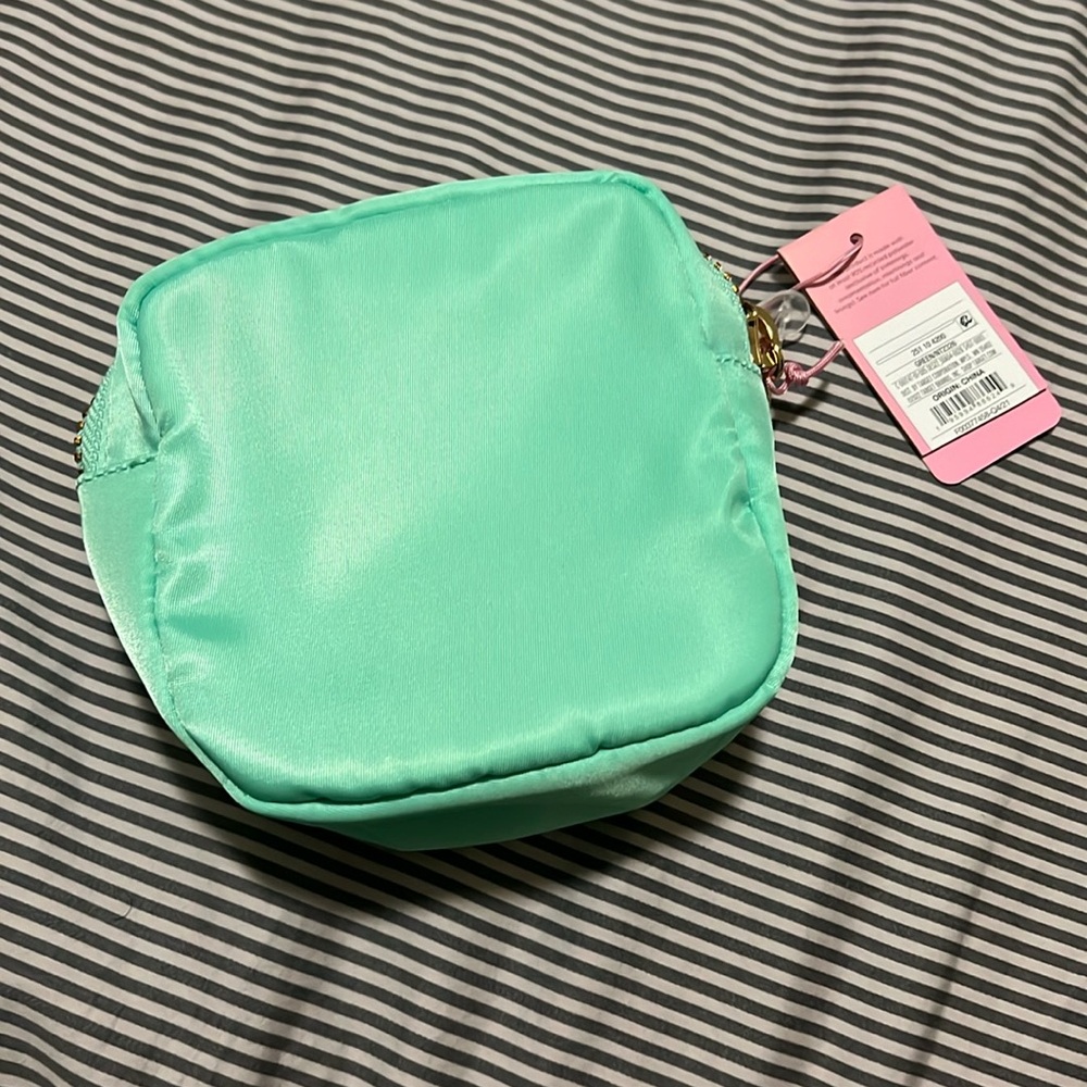NEW STONEY CLOVER LANE classic mini pouch in lime